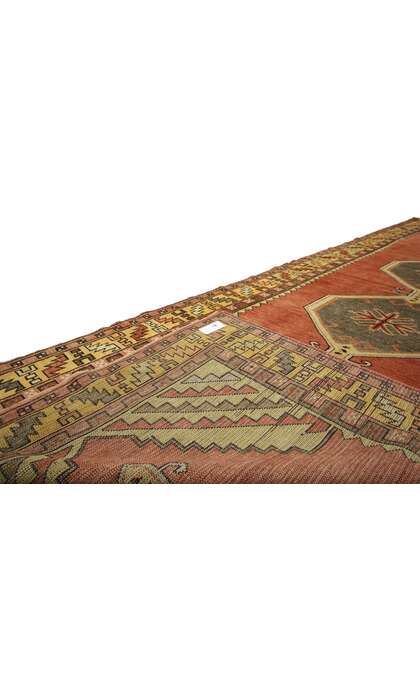 4 x 10 Vintage Oushak Rug 51357