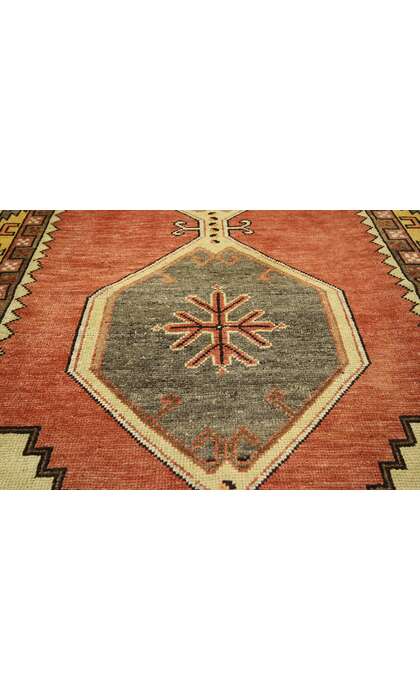 4 x 10 Vintage Oushak Rug 51357