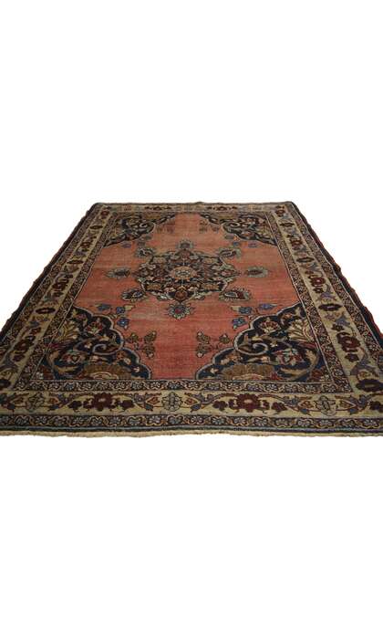 5 x 6 Vintage Persian Kurdish Rug 51453