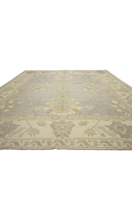 9 x 12 Turkish Gray Oushak Rug 51620