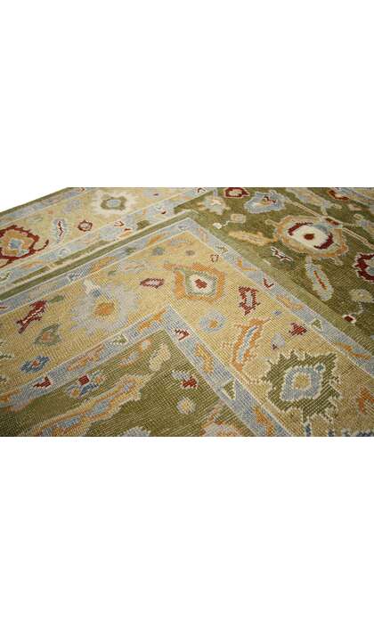 5 x 7 Earthy Modern Oushak Rug 52365