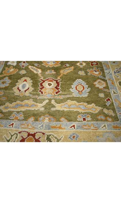 5 x 7 Earthy Modern Oushak Rug 52365