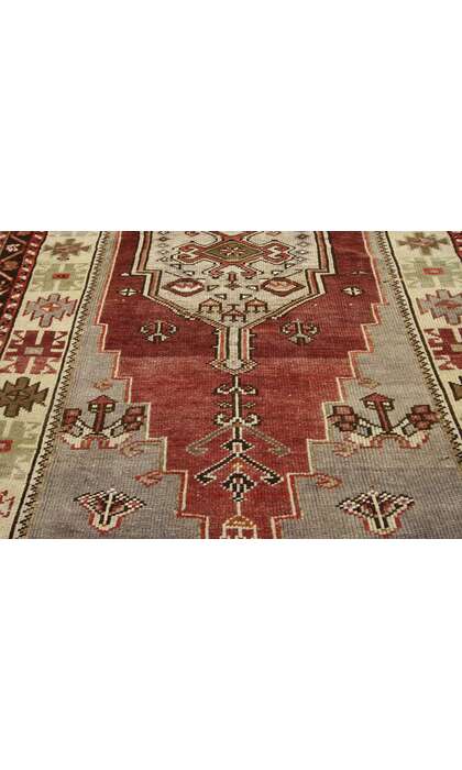 4 x 6 Vintage Turkish Oushak Rug 52384