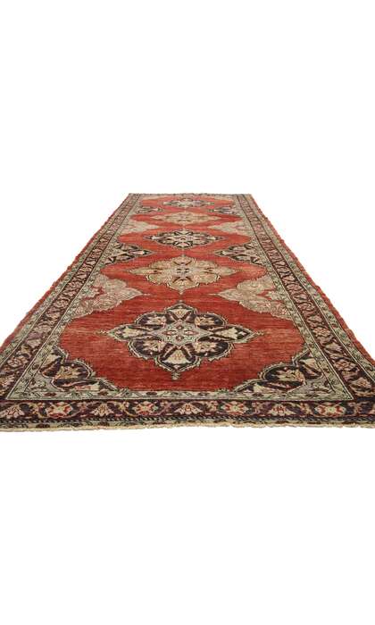 5 x 13 Vintage Turkish Oushak Rug 52388
