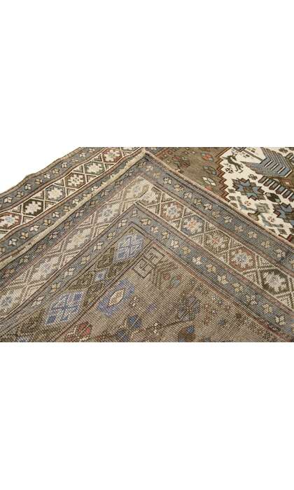 4 x 6 Vintage Turkish Oushak Rug 52395