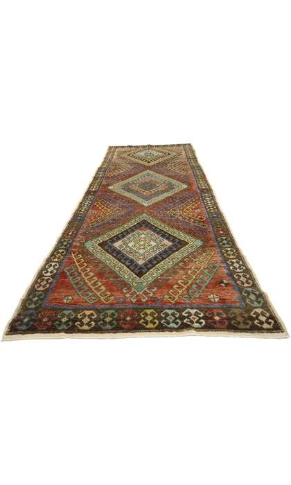 3 x 10 Vintage Turkish Oushak Rug 52396