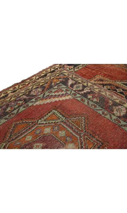 5 x 10 Vintage Turkish Oushak Rug 52399