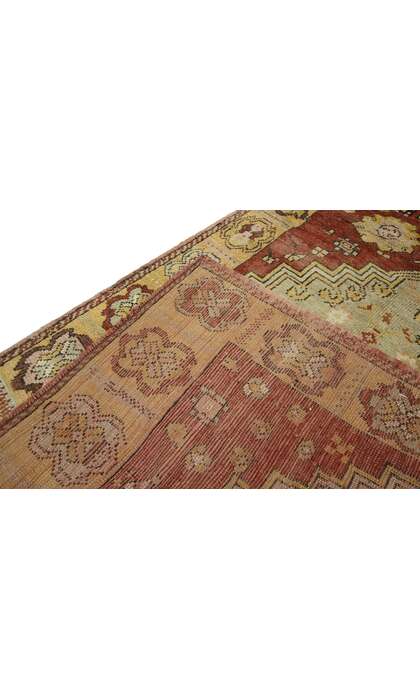 4 x 10 Vintage Turkish Oushak Rug 52404