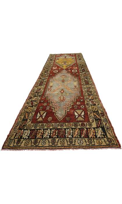 3 x 11 Vintage Turkish Oushak Rug 52405