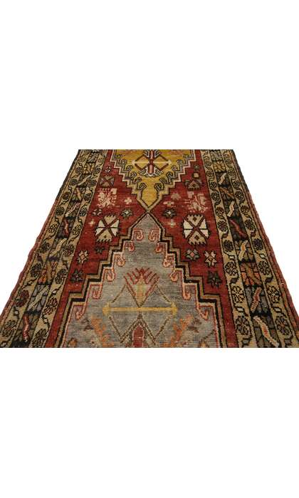 3 x 11 Vintage Turkish Oushak Rug 52405