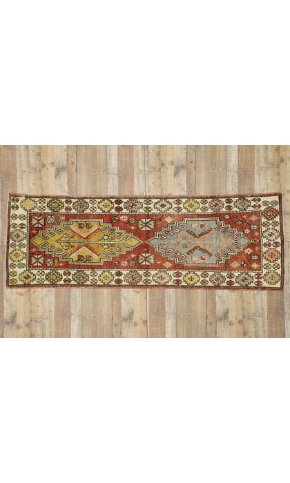 3 x 10 Vintage Turkish Oushak Rug 52406