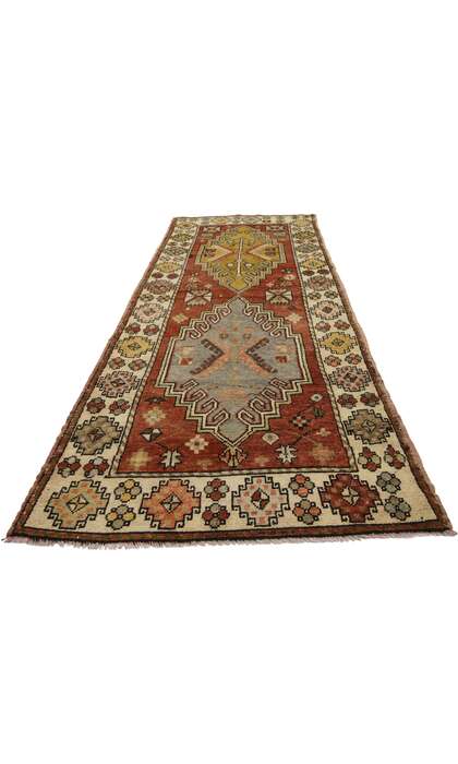 3 x 10 Vintage Turkish Oushak Rug 52406