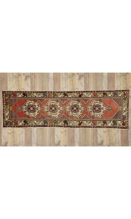 3 x 10 Vintage Turkish Oushak Rug 52408
