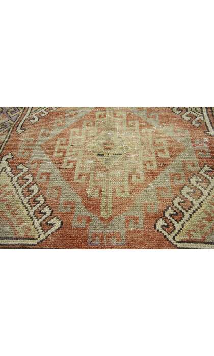 4 x 9 Vintage Turkish Oushak Rug 52410