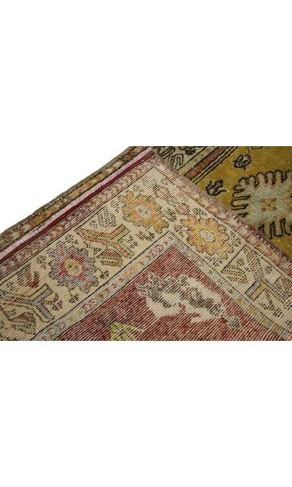 3 x 11 Vintage Turkish Oushak Rug 52411