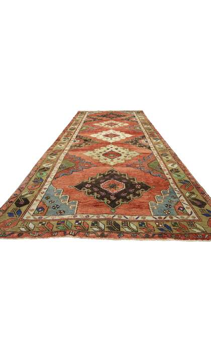 5 x 13 Vintage Oushak Rug 52416