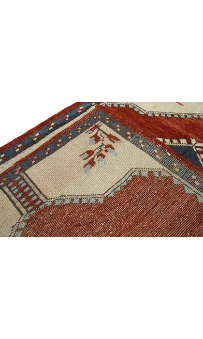 3 x 4 Vintage Turkish Oushak Rug 52422