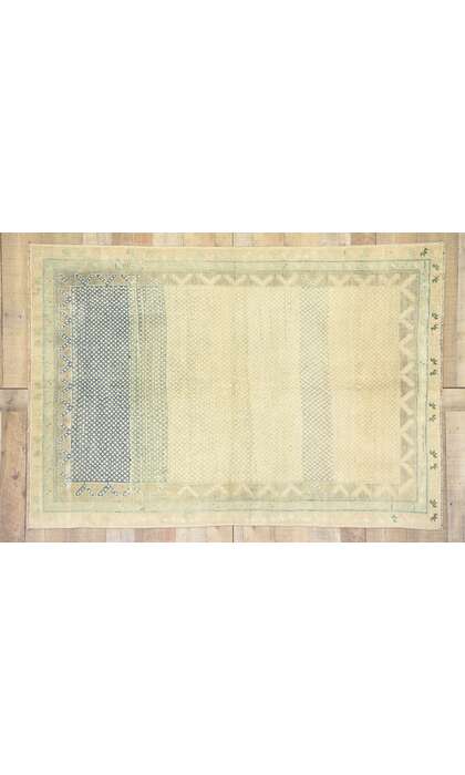 4 x 6 Vintage Turkish Oushak Rug 52423