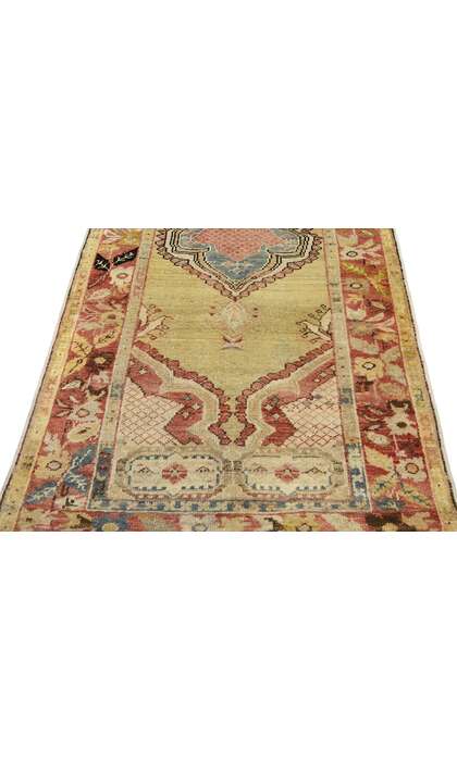 3 x 6 Vintage Turkish Oushak Rug 52424