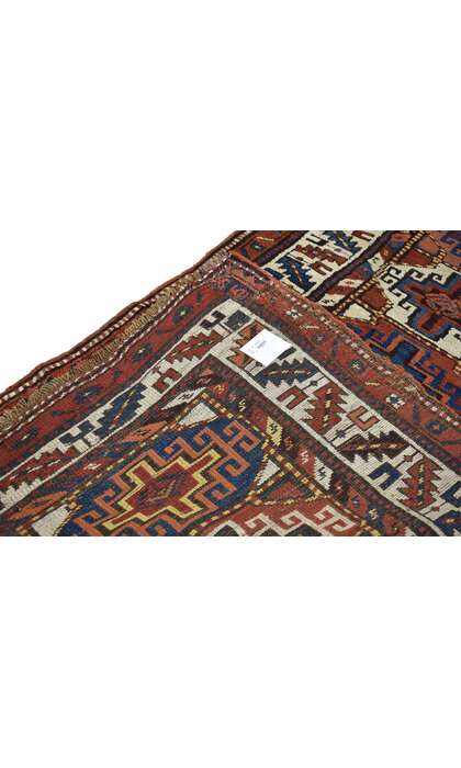 3 x 11 Antique Persian Kurdish Rug 705903 x 11 Antique Persian Kurdish Rug 70590