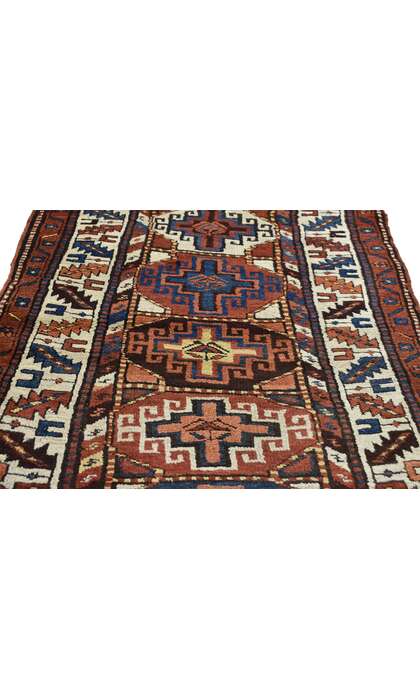 3 x 11 Antique Persian Kurdish Rug 70590