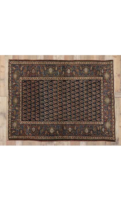 5 x 6 Antique Persian Heriz Rug 72631