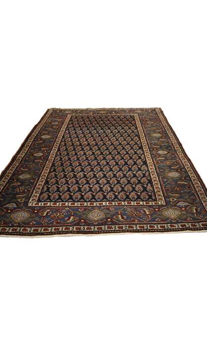 5 x 6 Antique Persian Heriz Rug 72631