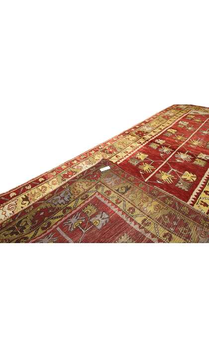 4 x 10 Vintage Turkish Oushak Rug 73877