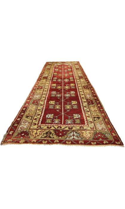 4 x 10 Vintage Turkish Oushak Rug 73877