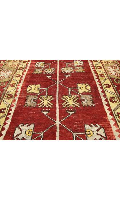 4 x 10 Vintage Turkish Oushak Rug 73877