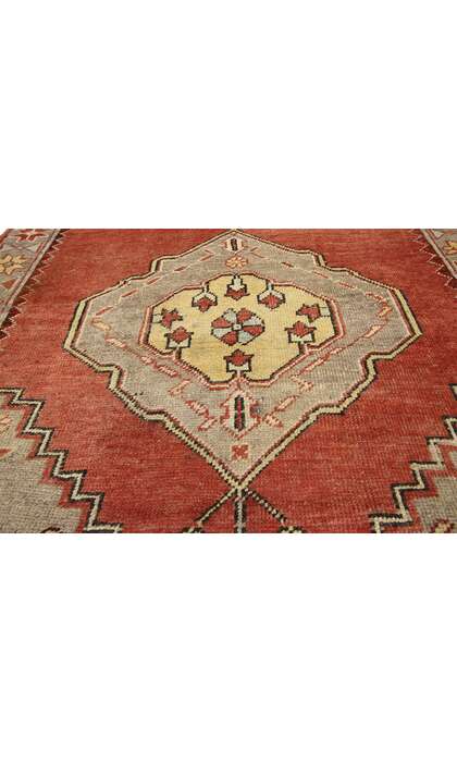 4 x 10 Vintage Turkish Oushak Rug 73891