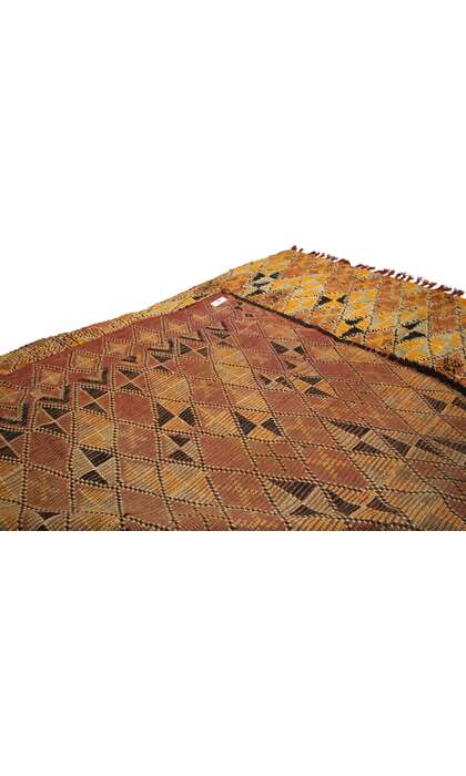 6 x 8 Vintage Berber Moroccan Rug 74516 backside