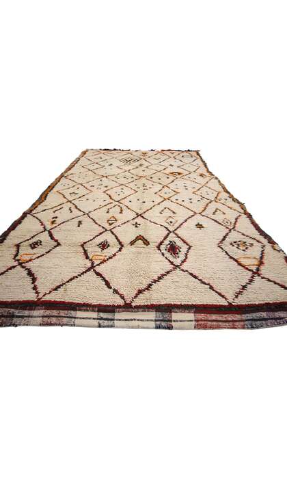 5 x 10 Vintage Berber Moroccan Azilal Rug 74539