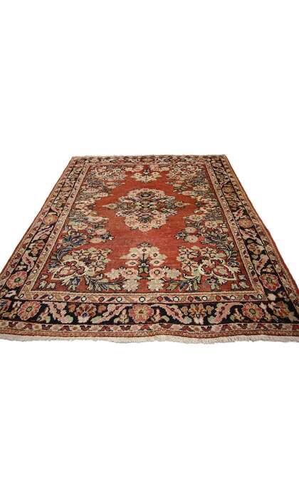 5 x 6 Antique Mahal Rug 74582