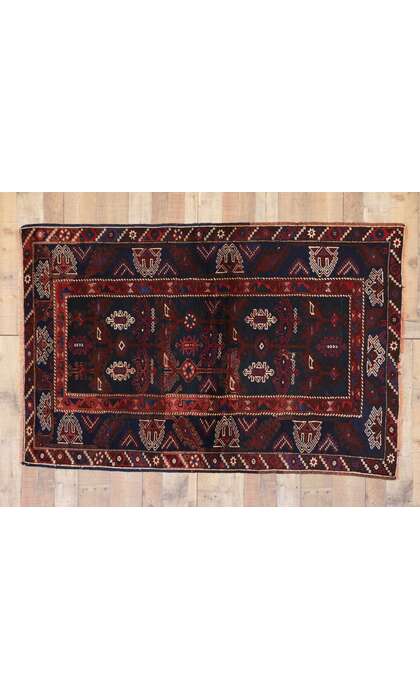 4 x 6 Antique Afghan Rug 74647