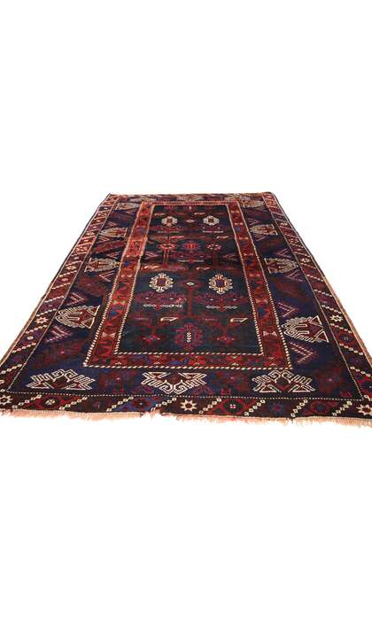 4 x 6 Antique Afghan Rug 74647
