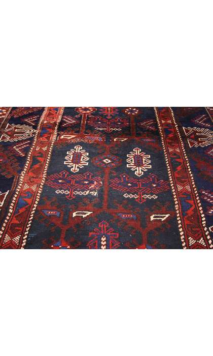 4 x 6 Antique Afghan Rug 74647