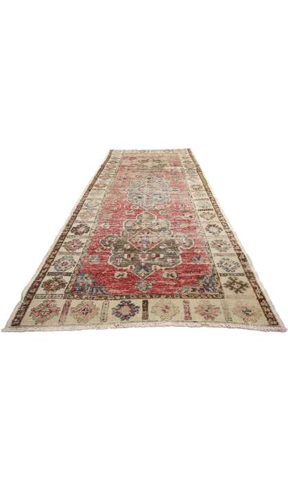 4 x 9 Distressed Oushak Runner 74675