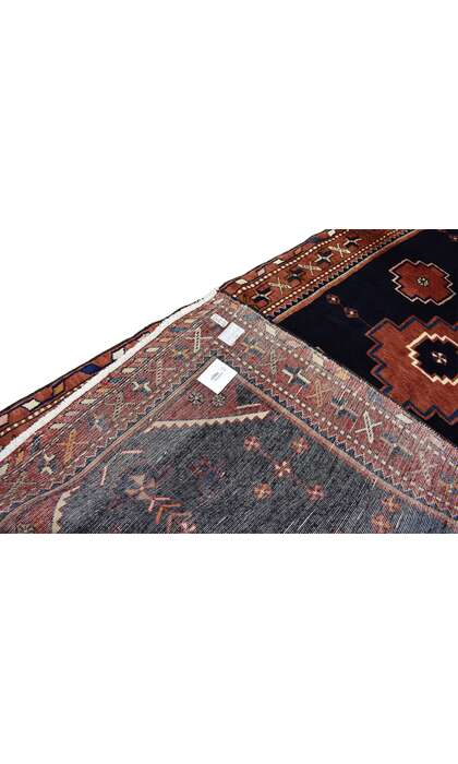 4 x 10 Antique Persian Hamadan Runner 75359