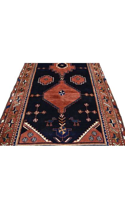 4 x 10 Antique Persian Hamadan Runner 75359