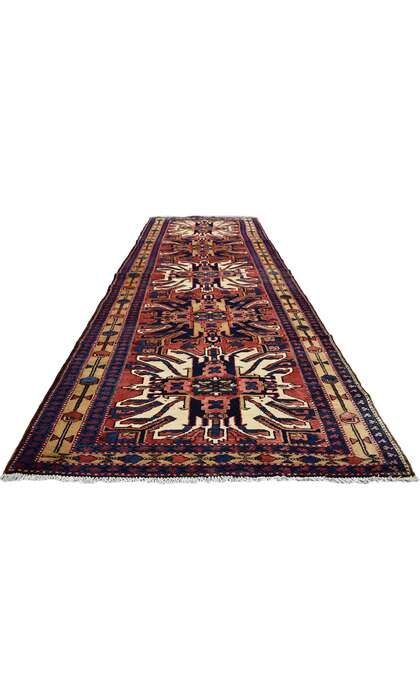 4 x 10 Vintage Persian Azerbaijan Rug 75377