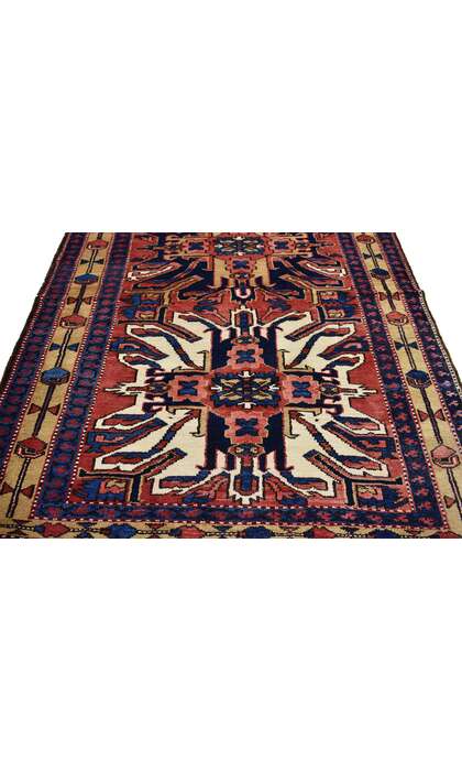 4 x 10 Vintage Persian Azerbaijan Rug 75377