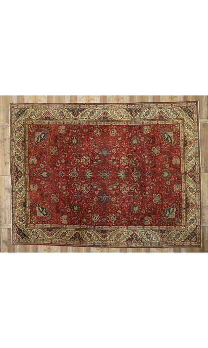 11 x 14 Vintage Tabriz Rug 76280