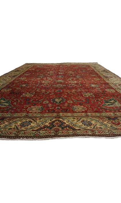 11 x 14 Vintage Tabriz Rug 76280