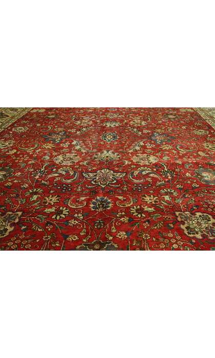 11 x 14 Vintage Tabriz Rug 76280