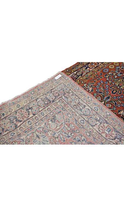 4 x 11 Antique Persian Mahal Rug 76850