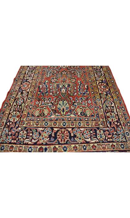 4 x 11 Antique Persian Mahal Rug 76850