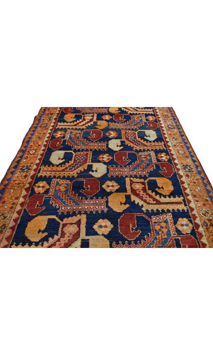 4 X 10 Antique Persian Hamadan Rug 76851