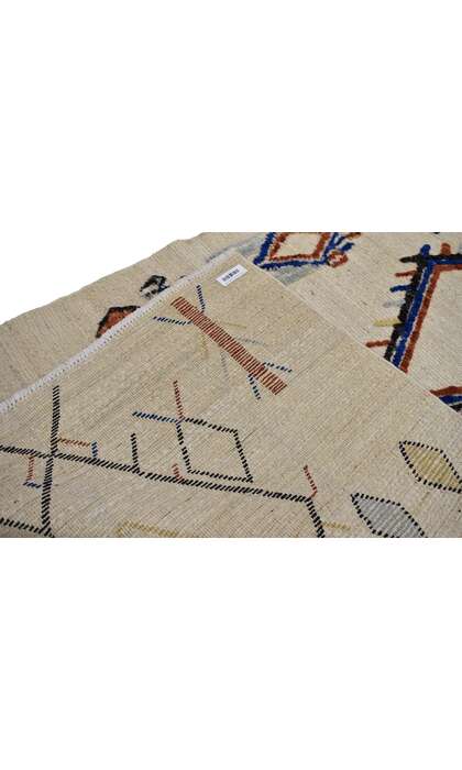 4 x 6 Modern Moroccan High-Low Rug 80274