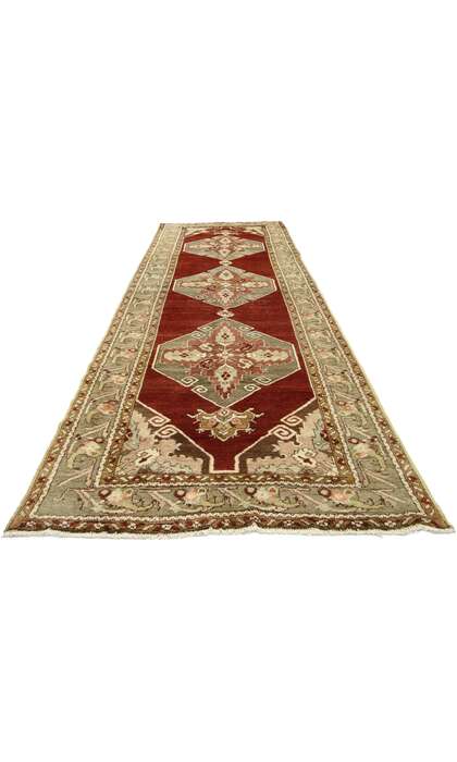 3 x 11 Vintage Turkish Oushak Rug 52402